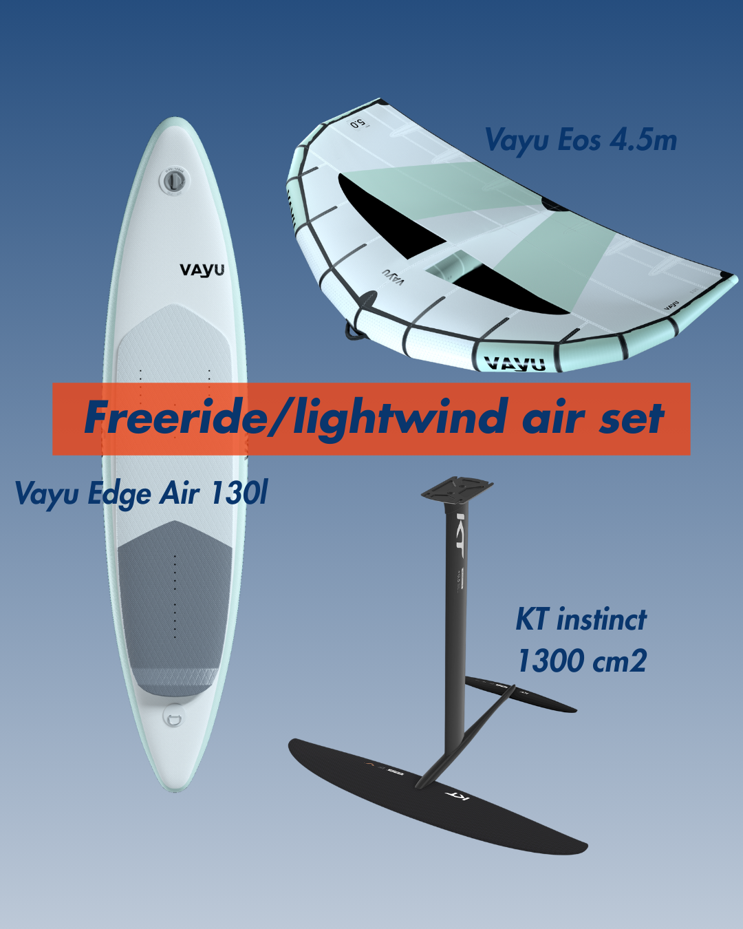 wingfoil set foil set