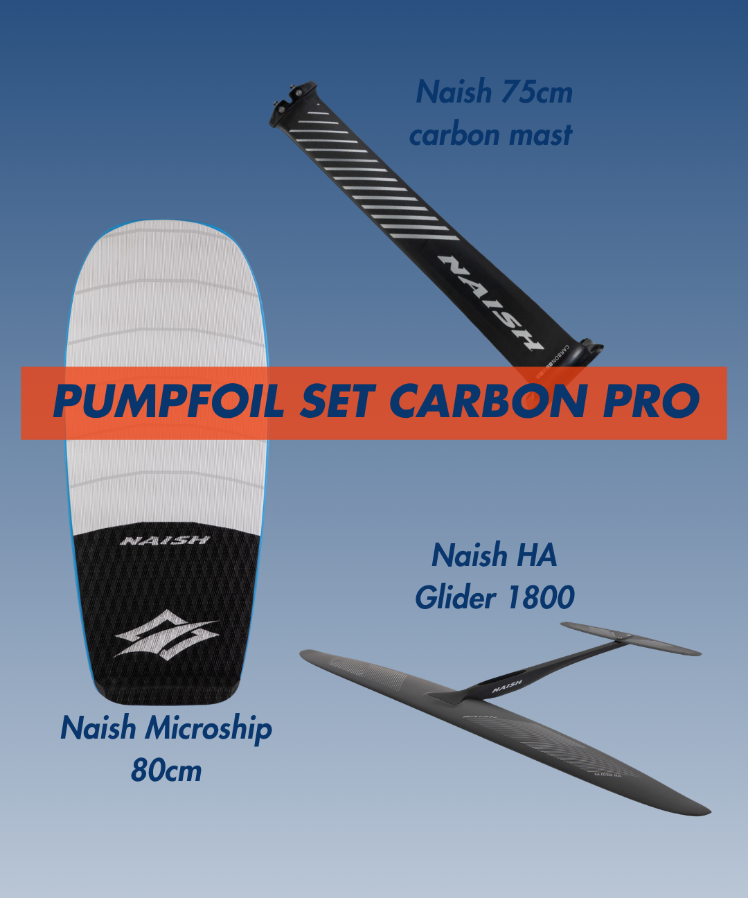 pumpfoil naish set carbon 